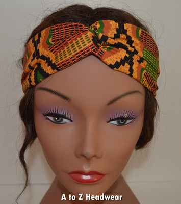 African Print Link Headband