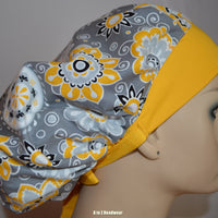 Yellow/Gray Floral