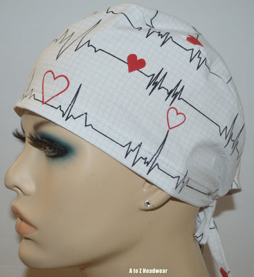 EKG Heartbeat White Original