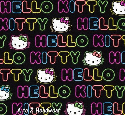 Hello Kitty Name and Logo Black