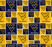 West Virginia Mountaineers (Block) WV